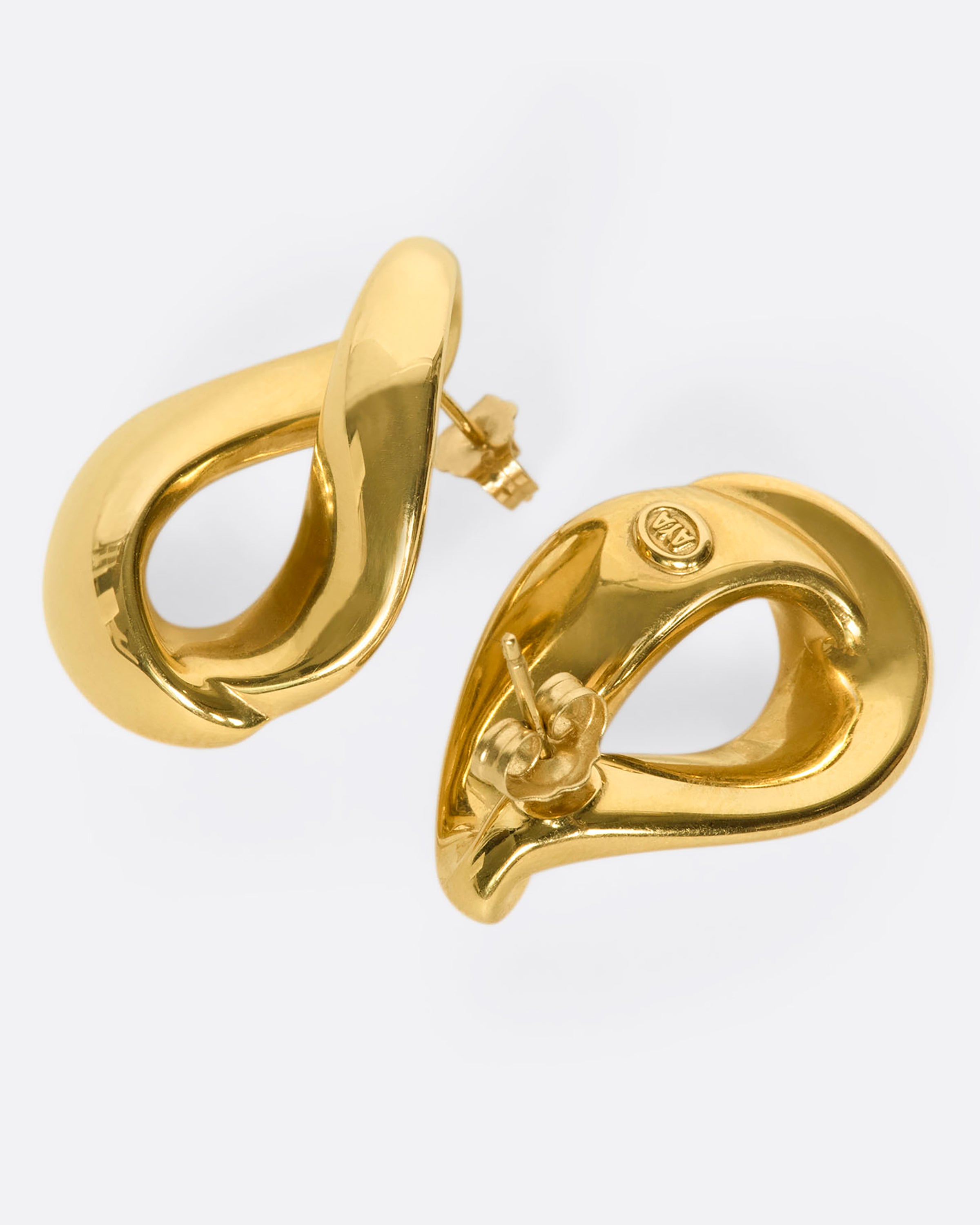 Beautiful light weight daily wear gold earrings designs - Simple Craft Idea